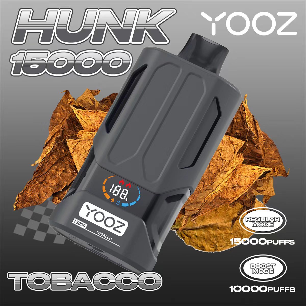 YOOZ Hunk 15,000 Puffs - Tobacco Puff-Pulse